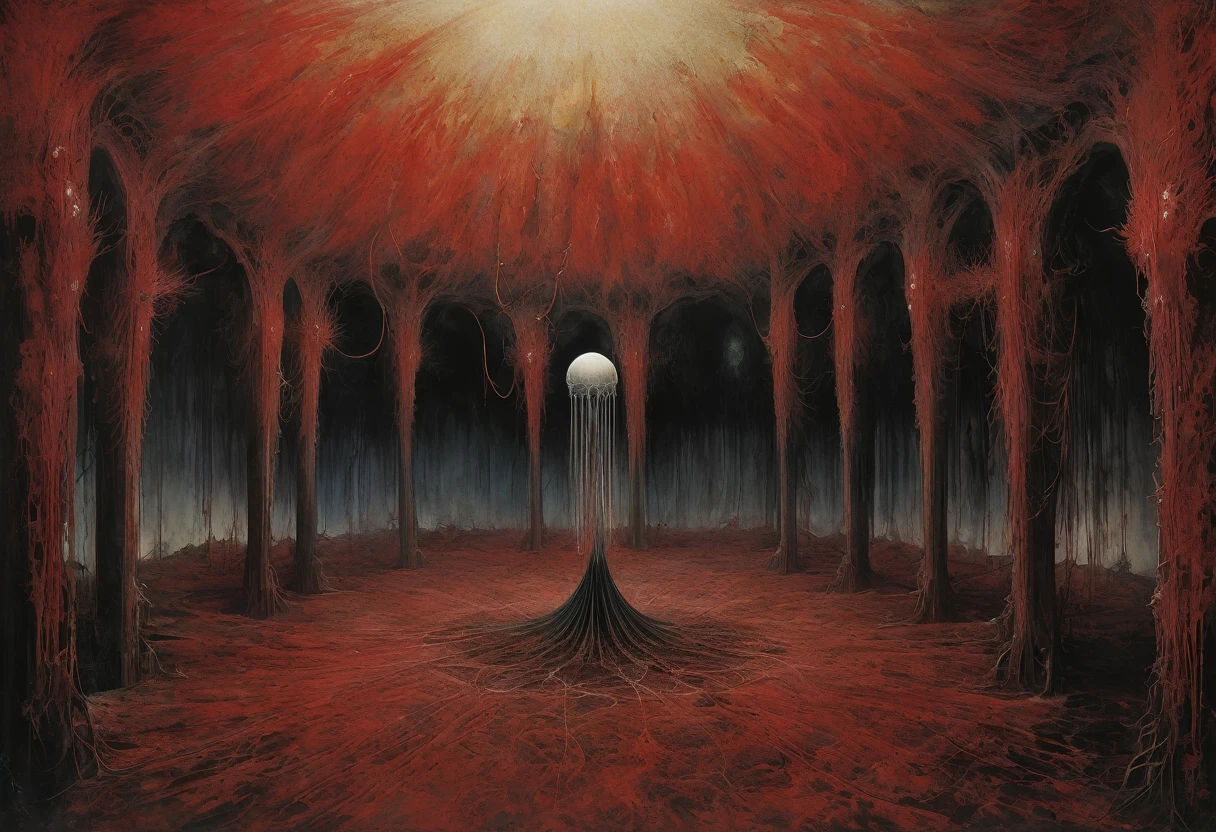 (Masterpiece, best quality), (lo Gothic), Dream Catcher, Vampir, (HG giger, Art by Hermann Nitsch, Beksinski, Dariusz Zawadzki, giger, zdzislaw beksinski)
