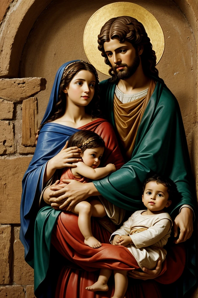 the holy family in joseph&#39;s workshop 