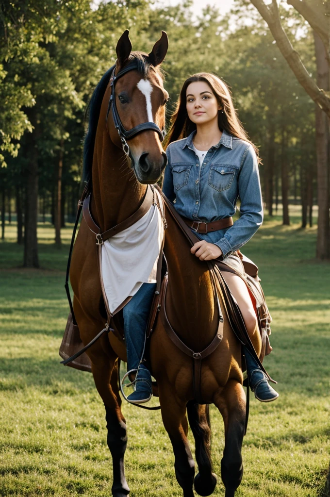 Half horse girl