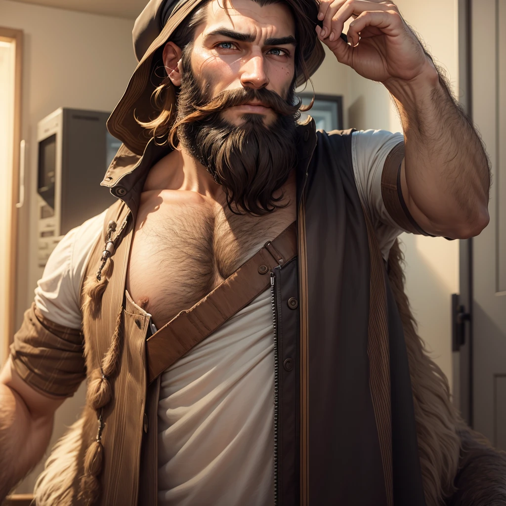 a man with beard