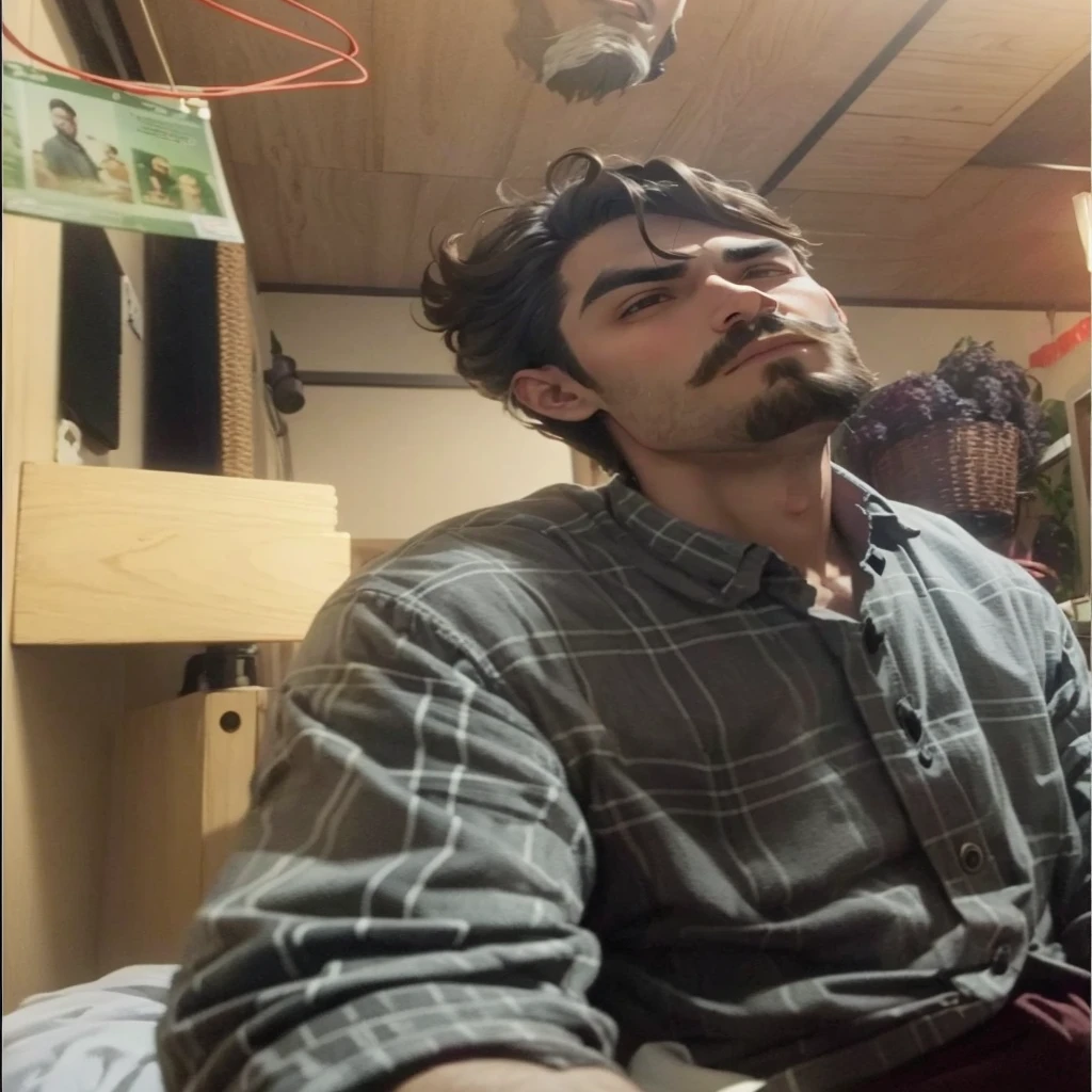 a man with beard