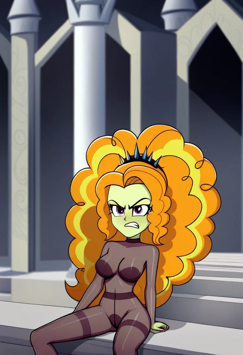 Eqg adagio angry bodystocking costiumme in the castle  Submissive 