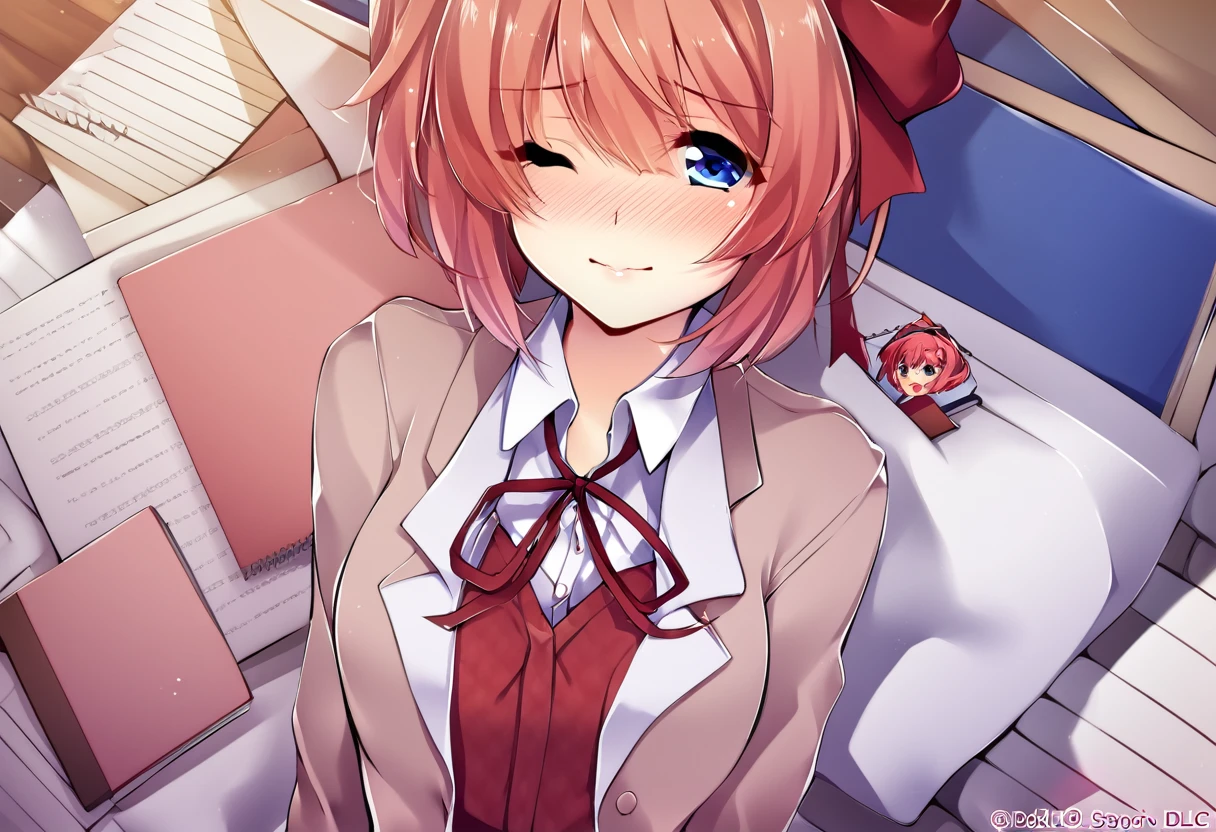 one girl, Sayori, DDLC, Doki Doki Literature Club , 