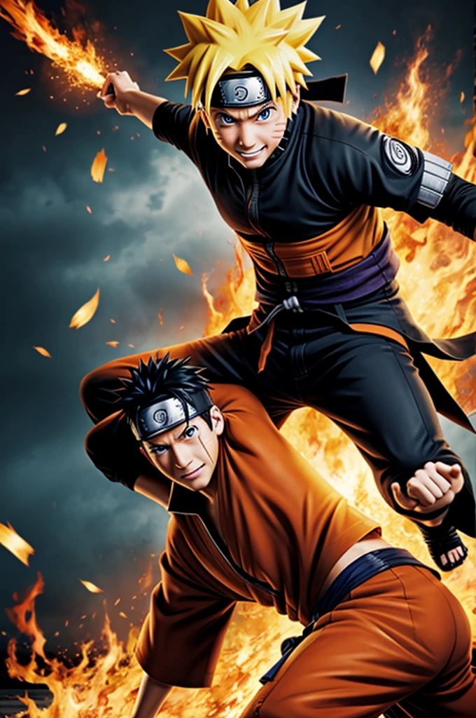 naruto fighting pain 