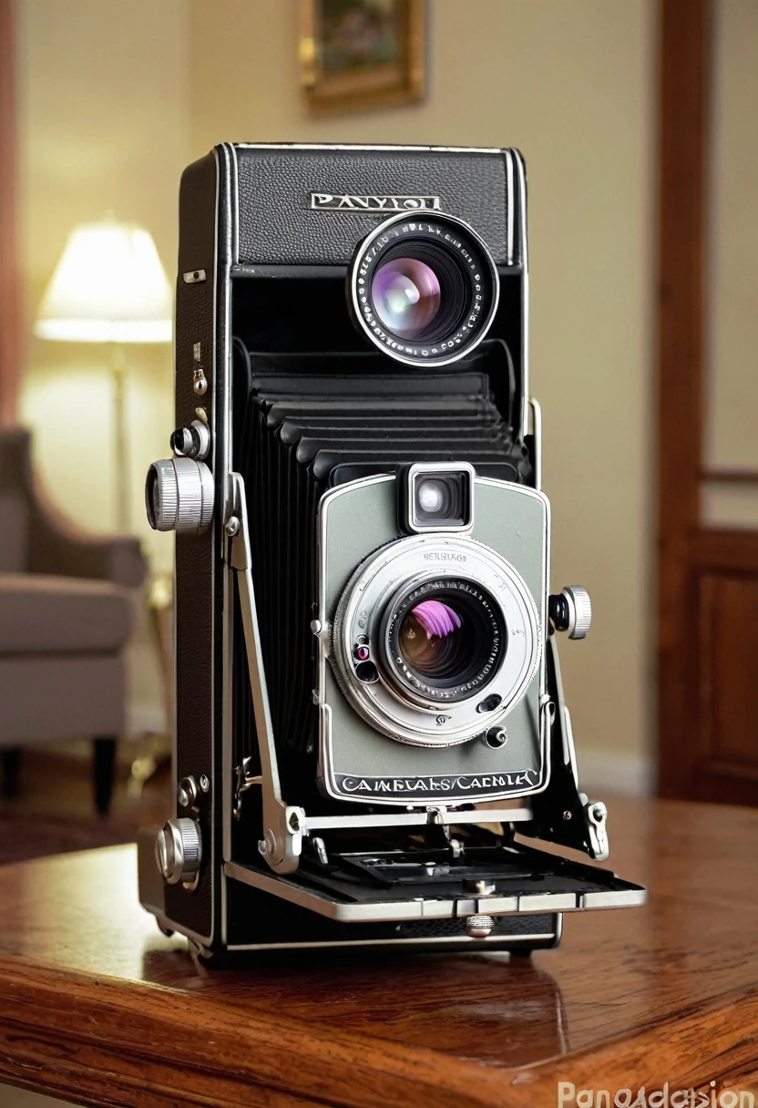 livingroom, 60s, panavision's photo, old camera, 