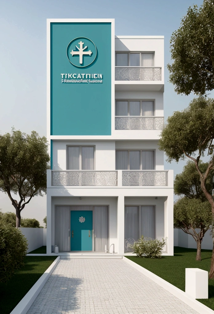 Create an image for a product designed to treat hypertension, targeting an audience in Turkey. Show a happy and healthy middle-aged or older person who looks calm and contented while walking in nature or enjoying the sea view. Use a calming colour scheme (pale blue, green, white). Add a medical background with elements such as a cardiogram, stethoscope or hospital cross, as well as a blood pressure stabilisation chart. Include a short text block in Turkish with the main benefits of the product: "Hipertansiyon için etkili çözüm", "Dengeli kan basıncı sağlar", "Hayat kalitesini artırır". The image should evoke a sense of hope and calm, emphasising the reliability and professionalism of the product. Include elements that resonate with Turkish culture, such as traditional landscapes or architecture.