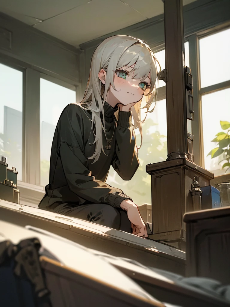(absurdres, highres, ultra detailed:1.2),(solo boy:1.5),(middle age:1.1),(male focus:1.5),Droopiof eyes,(beige color hair:0.9),messy hair,cobalt green eyes,black knitwear,peaceful,indoor,happy,computers,sit in a chair
Negative prompt: (EasyNegative:1.1),(of_deepnegative_v1_75t:1.2),(girl:1.5)
Model: 7th_アニメ_V3_c、male、cool、
