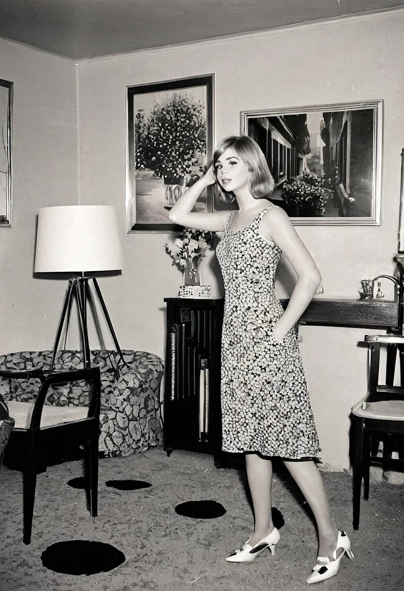 Sala de estar, anos 60s, panavision's photo, old photo, Emma Noelle Roberts,