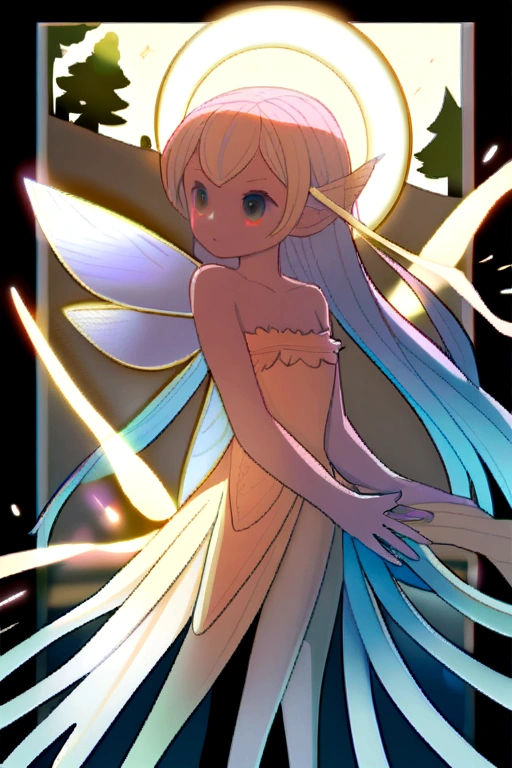 Form of a young, tender girl: Hadessa embodies the uncorrupted, delicate essence of youth. Her features are soft and unblemished, embodying curiosity and innocence as she gazes out into the unknown cosmos.
Aura of radiant light: As the Semi Deity of the Dead, she carries an ethereal, almost translucent glow, radiating with a warmth that exudes life force and a serene, cosmic energy.
Angelic wings: Adorned with a pair of majestic, delicately crafted wings, Hadessa's wings represent her eternal connection to the divine realm, poised to carry her between the worlds of the living and the dead.
Crown of twinkling stars: To fully capture her divine essence, her flowing, golden tresses are adorned with a shimmering diadem, studded with enchanting constellations, forever linking her to the vast expanse of the night sky.
Enchanting attire: Bedecked in gowns made from the finest silks and satins, adorned with celestial motifs, Hadessa's attire reflects her unyielding connection to the cosmos, imbuing her with an irresistible allure and otherworldly grace.
Comely features: The subtle curve of her cheekbones, her delicate nose, and her luscious, cherubic lips are elements that speak to her inherent innocence. Her eyes, filled with the radiance of life and the wisdom of death, hold the secrets of the universe.
Eternal smile: Through it all, Hadessa exudes a sense of serene joy and enchanting allure, her captivating smile a reminder that even in the depths of death, the cycle of creation and love continues to thrive.Celestial form: Hadessa's ethereal and celestial form emerges, delicate and untouched by the tides of time. Her curves and lines are subtle and refined, in perfect harmony with the cosmos that surrounds her. Ethereal illumination: Her enchanting aura bathes her form in a radiant glow, casting a soft, celestial light across her body. Divine appendages: Her limbs, elegant and graceful, unfurl, revealing the subtleness of her divine form. Delicate features: H