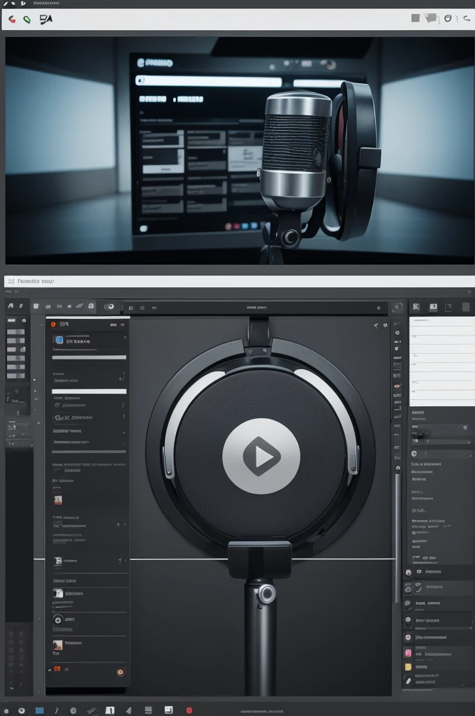 Create images for podcast cutting videos