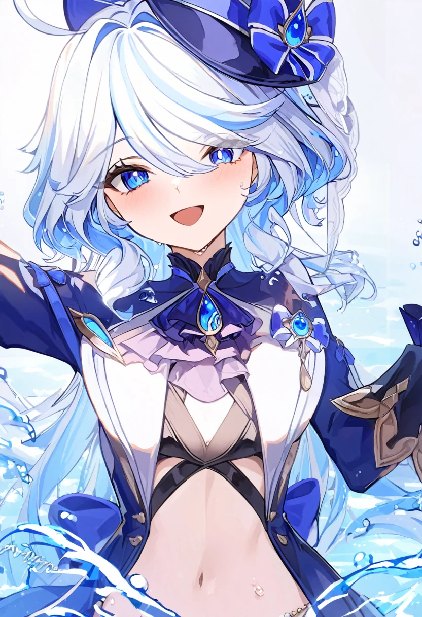 Super detailed,(Highest quality),((masterpiece)),(High resolution),original,Highly detailed 8k wallpaper,(非常に繊細でbeautiful),Highest_hand,anime,    (\Funinna\),droplet-like pupils,In the sea,In the seaに沈む,beautiful,Upper body only,White background