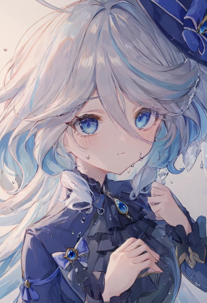 Super detailed,(Highest quality),((masterpiece)),(High resolution),original,Highly detailed 8k wallpaper,(Very delicate and beautiful),Highest_hand,anime,    (\Funinna\),droplet-like pupils,White background