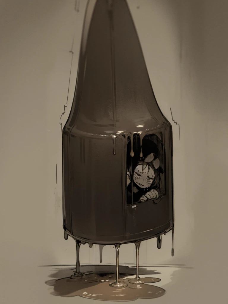 In a dark haunted house, horror, fear, goasts shadows , It's muggy , steamy , rabbit ear girl , (holding back pee)