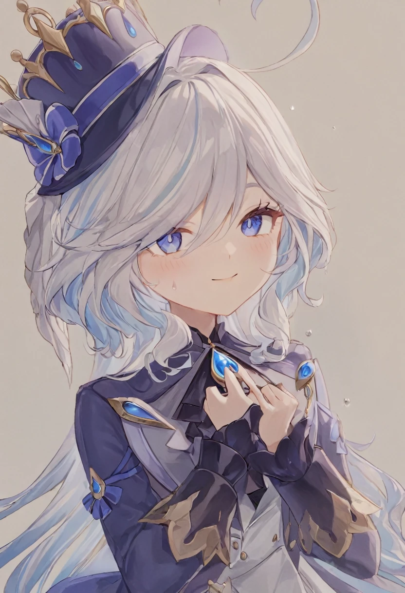 Super detailed,(Highest quality),((masterpiece)),(High resolution),original,Highly detailed 8k wallpaper,(非常に繊細でbeautiful),Highest_hand,anime,    (\Funinna\),droplet-like pupils,White background,beautiful,smile