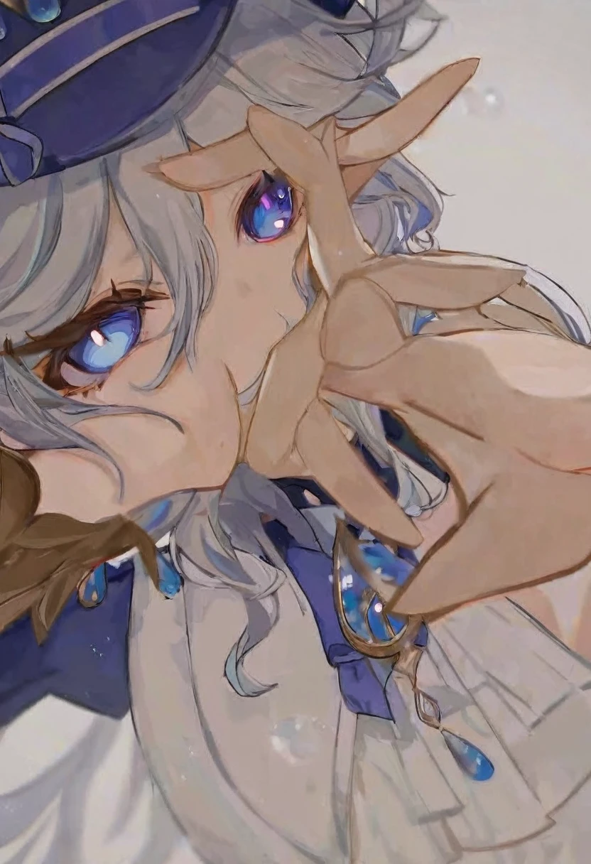 Super detailed,(Highest quality),((masterpiece)),(High resolution),original,Highly detailed 8k wallpaper,(非常に繊細でbeautiful),Highest_hand,anime, (\Funinna\),droplet-like pupils,beautiful,White background