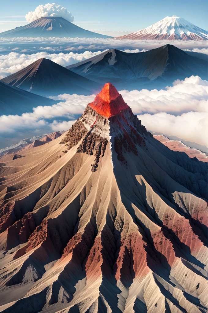 a volcano