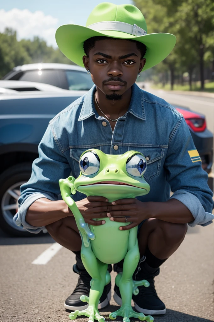 Lil nas X mixed with Crazy frog
