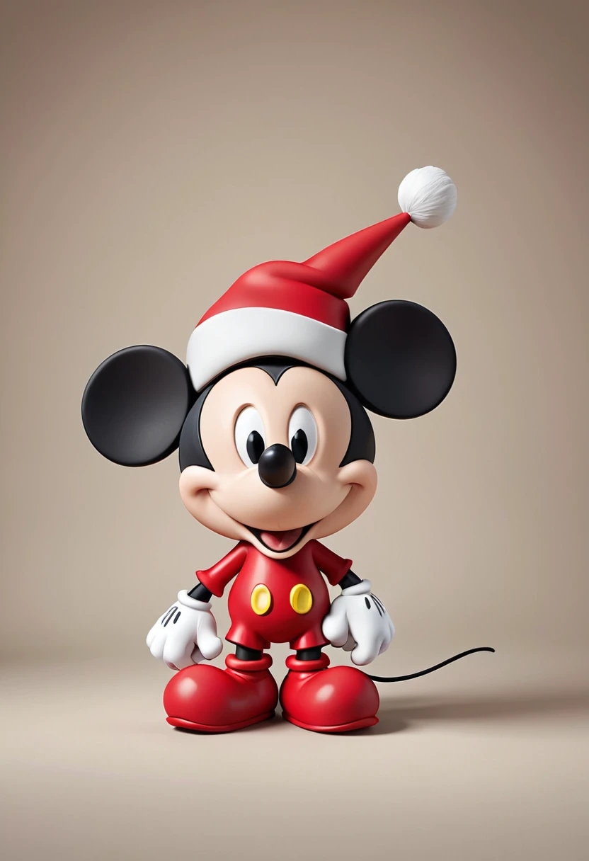 um Mickey Mouse em estilo 3D