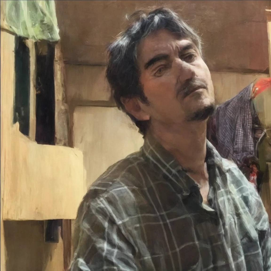 a man looking to the camera