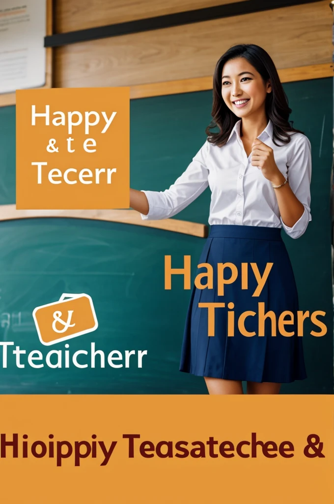 Happy Teacher&#39;s Day Design