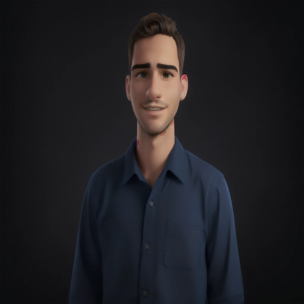 trimmed man in blue shirt posing for a photo, professional profile photo, young spanish man, professional profile photo, caio santos, mid shot portrait, christian orrillo, profile shot portrait, portrait of a young italian, studio portrait photo, standing with a black background, Nick Silva, portrait of Danny González, danilo torres, professional portrait