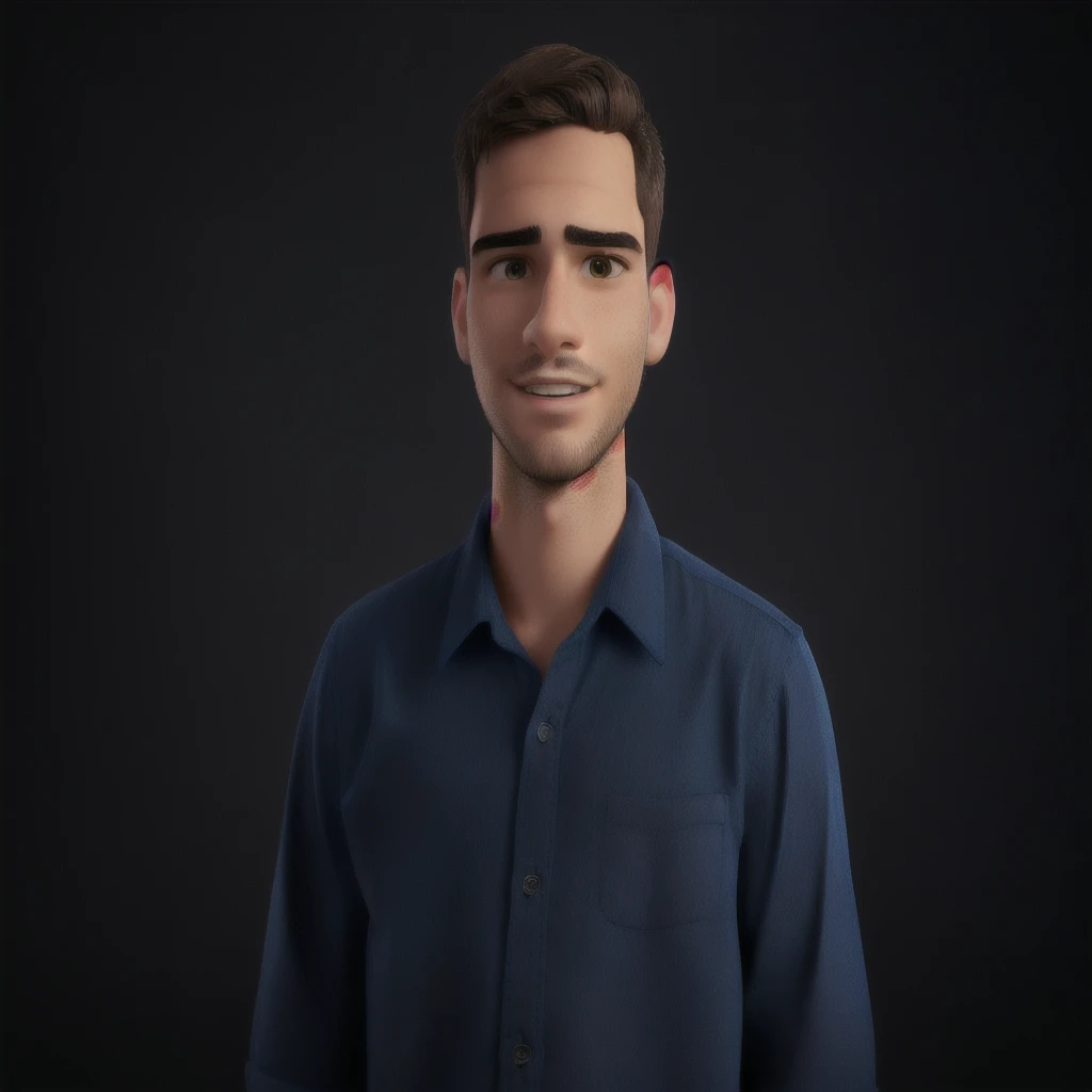 trimmed man in blue shirt posing for a photo, professional profile photo, young spanish man, professional profile photo, caio santos, mid shot portrait, christian orrillo, profile shot portrait, portrait of a young italian, studio portrait photo, standing with a black background, Nick Silva, portrait of Danny González, danilo torres, professional portrait