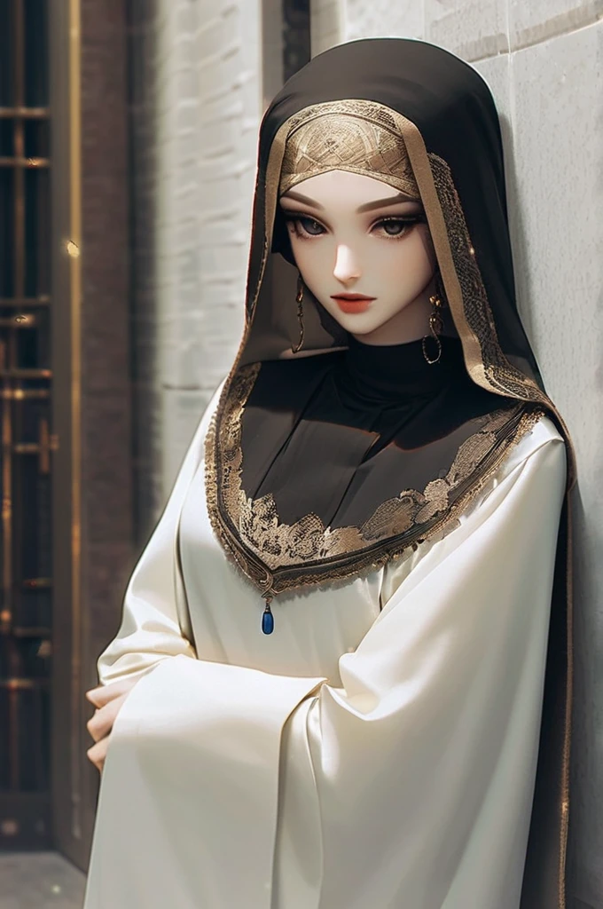 ((Лучшее качество)), ((шедевр)), (подробный), beautiful Muslim woman in hijab