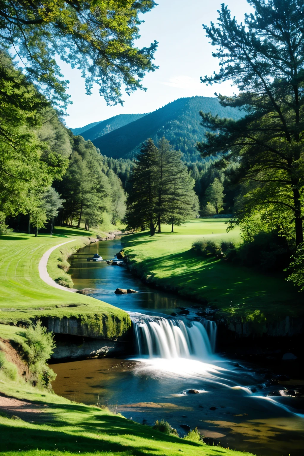 create a landscape in hd