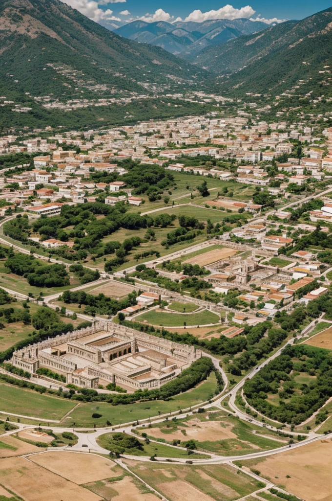 I want you to be my number 1 professional designer and generate the image of my Game Board. General Structure Shape and Size: The board is square, divided into several sections that represent Jaén and its districts. Center of the Board: In the center of the board is Jaén, illustrated with representative elements of the city such as the Jaén Cathedral, the Temple of Montegrande y paisajes naturales como el Bosque seco Gotas de Agua. Districts and Connections District Distribution: around the center, the different districts are located: Sallique, Counties, Pomahuaca, Pucara, Colasay, Las Pirias, Huabal, San Felipe, San Jose del Alto, Beautiful view y Santa Rosa. Routes and Paths: Each district is connected by routes and roads that symbolize roads, historic trails and ancient trade routes. The routes will be illustrated with lines of different colors and textures to differentiate them. Example of Routes: Jaén to Huabal: A direct path symbolized by a brown line (representing a nature trail). Jaén to Pomahuaca: Connection by a road illustrated with a gray line. Sallique in San Felipe: Ancient trade route represented with a golden line. Illustrations and Details Detailed Map of Each District: Sallique: Icons of natural landscapes and rural life scenes. Counties: Historical sites and cultural elements. Pomahuaca: Archaeological views and natural resources. Pucara: Local architecture and customs. Colasay: Rural landscapes and community life. Las Pirias: Picturesque landscapes and hospitality. Huabal: Nature and biodiversity. San Felipe: Mix of tradition and modernity. San Jose del Alto: Culture and history. Beautiful view: Panoramic views and authentic experiences. Santa Rosa: Local identity and attractions. Representative Icons: Historical sites: For example, the Temple of Montegrande, represented with a temple icon. natural resources: Café, rice and cocoa illustrated with plant and grain icons. animals