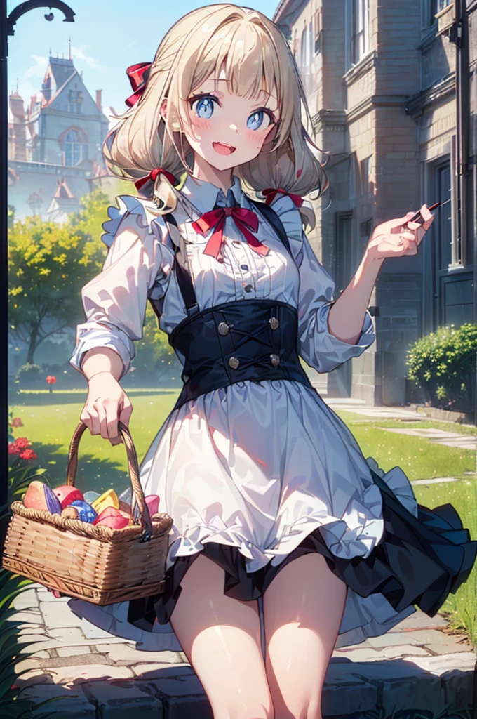 (perky chest:1.2), (pointed chest:1.2),(((Black Tunic:1.3))),(((cakes and bread in the basket),Cute and beautiful girl,Cute round face,Cute smile,with blush cheeks,Red Lip,a girl ************, nsfw:1.2, beautiful body:1.3), shinny skin, BREAK, ((alice in the wonderland:1.3, cute, kawaii, lovely, funny, a girl falling down from sky:1.3, girl flying in sky:1.4, girl floating in air:1.5, rolling upskirt by wind:1.6, (with sparkling eyes and a contagious smile),open mouth, Looking at Viewer, surprised, putting hands on crotch over the skirts:1.5)), BREAK, ((floating things as follows:1.3, PlayingCards, Trump, tea cup, tea pot, tea spoons, pocket watch:1.3, lip sticks, candies:1.2, cookies, jam bottles, classical door_keys)), ((long purply_Blue dress :1.5, wearing long flaired skirt:1.3, the skirt is blowing:1.3, cute pink Apron, black stockingedium long platinum-blonde hair:1.2, twin tail hair:1.6, tied hair with a large ribbon), (Blue eyes, bright pupils with highlights, detailed eyes), (lying down on your back:0.7, spreading legs with rising up straight:0.7), sexy posture, fantastic colorful art, (fantasy art:1.2, wondered images), ((correct anatomy:1.5, perfect anatomy:1.3, correct hand, small foot:1.2)),
