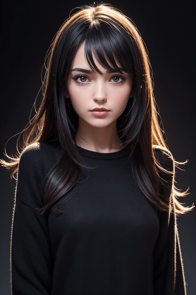 Create an image with the name dark million with a black background and kiwify sales behind 