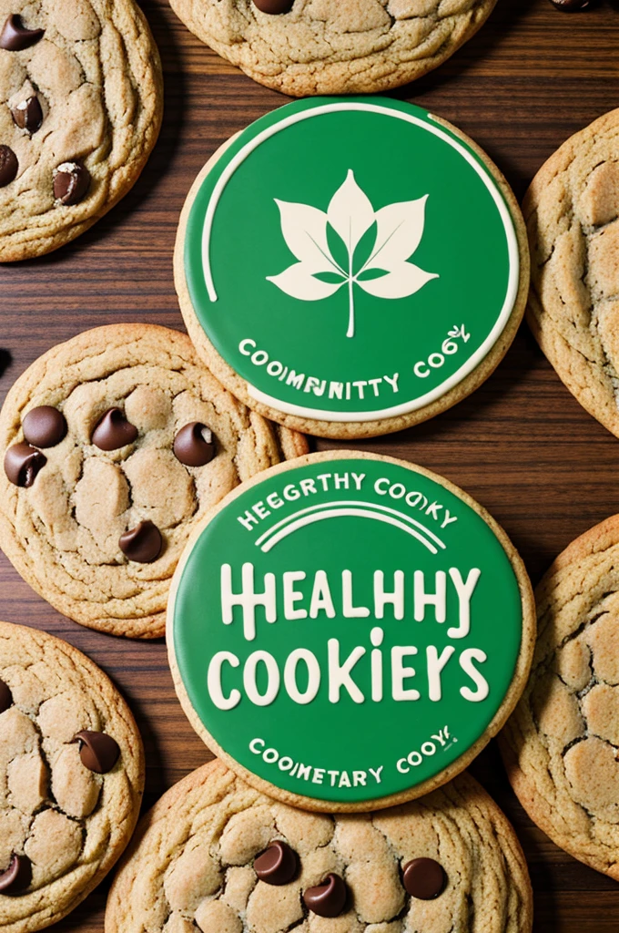 Healthy cookies company logo