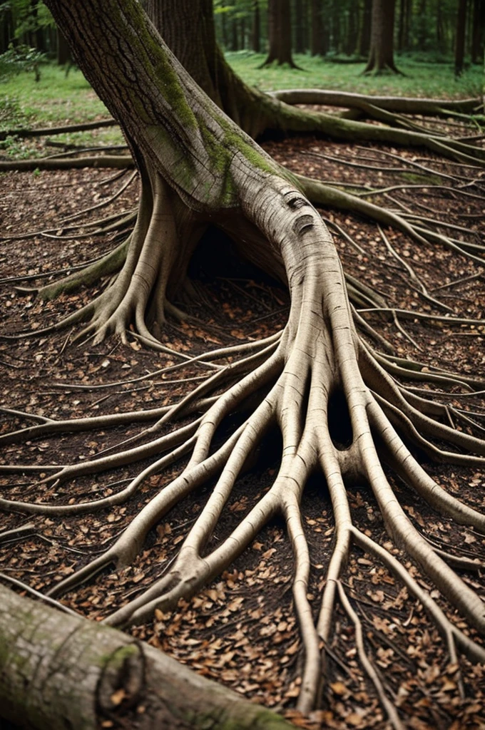 Tree root that resembles a human hand