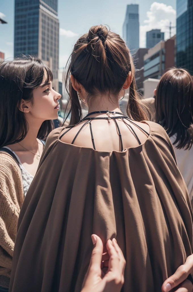 create an image with multiple people in a group and some people excluded