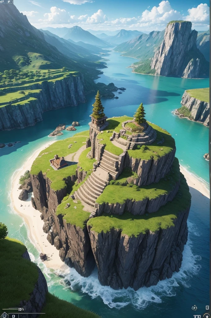 Create a good image of a landscape from an RPG game