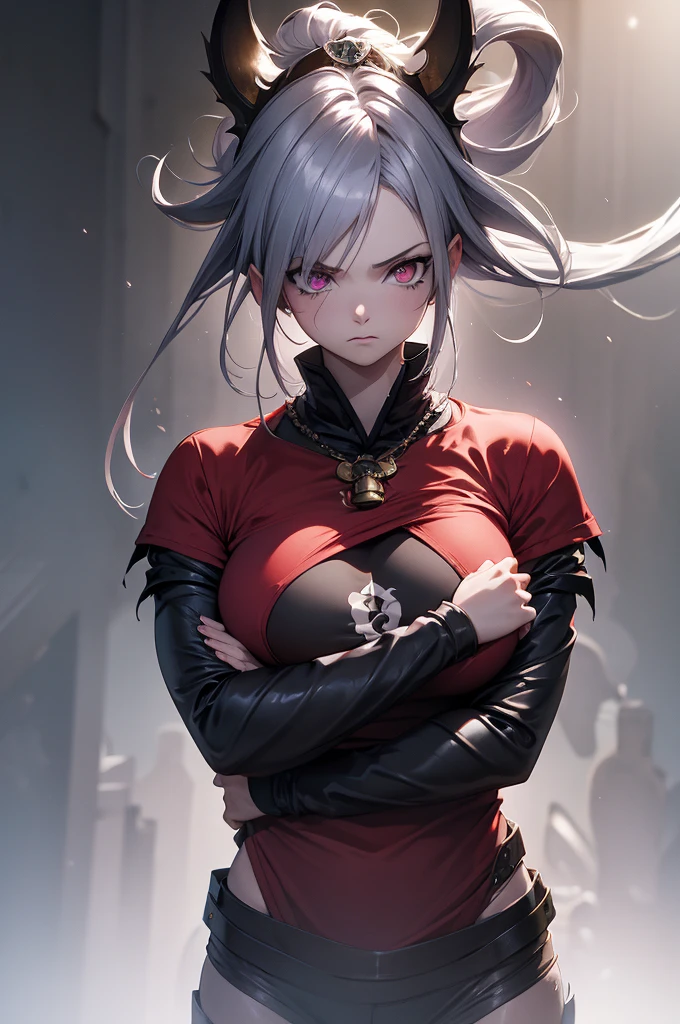 Aesthetic, horror Devil dark painterly style, modern ink, girl hino Naruto + girl Vegeta, silver red withe dark seda short tshirts Rasengan tattoo, expressive pose, urbanpunk, multi-layered perfect texture background, neo-expressionist, Russ Mills, Ian Miller, Harrison Fisher, Brian Froud, Jeremy Mann, Steadman , Hanuka, Klimt, Bell, Hobbie, Newton, greg rutkowski, atmospheric, hyperdetail, artstation trend, artgerm, deviant art, octane, masterpiece, complex art, intricat