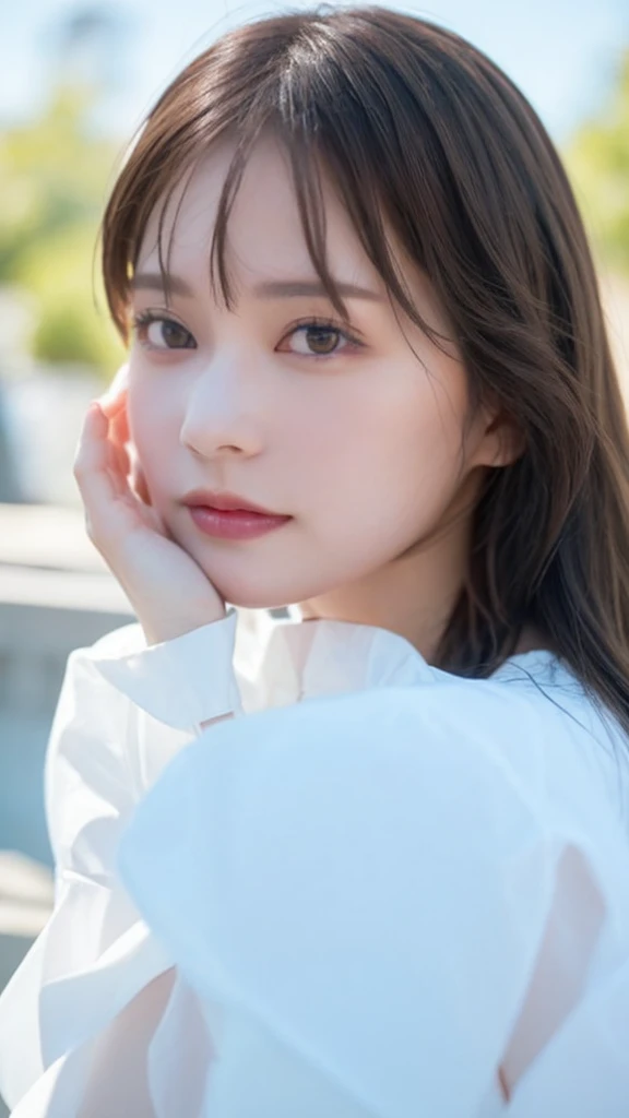 (((Ultra-high resolution、close、Cute Japanese Woman)))、顔のUltra-high resolutionクローズアップ画像を作成してください。
Long, straight black hair frames her face。
So that every single hair is clearly visible、Depicts subtle color changes depending on the amount of light hitting the subject。
The skin is white and smooth、Has a natural glow。
Fine skin texture、Representing the fine details of pores。
amountや頬に薄い赤みがある部分を詳細に。
The eyes are almond-shaped and dark brown.。
Fine details of the iris、Depicts color gradations and patterns。
Long, natural-looking eyelashes, each and every one visible。
Well-groomed eyebrows、indivual々The hair is clearly visible。
Light reflects off into the eyes、Create small highlights。
noseは繊細で、nose孔の細かいディテールがある。
Lips are plump and naturally pink。
Depicts the fine lines and soft curves of the lips。
Shiny、Accentuate the shape。
Detailed depiction of lip texture。
Particular attention to the depiction of light and shadow。
Soft natural light gently illuminates the face from the front。
amount、nose、Creates a subtle glow on the cheeks。
Shadows are cast softly along the contours of the face、cheekbone、Jaw Curve、noseの側面を強調。
The gloss of her lips reflects the light faintly.、Emphasizes plump texture。
The shadow of the hair adds depth and dimension.、indivual々The hair shines in the light。
The background is simple and blurred.、Focus on the face。
In the highest quality、Representing the utmost detail。
Negative prompts:

Noisy Images、Low resolution、Avoid blurry detaily hair is messy、Avoid unnatural hair textures。
Skin is unnaturally smooth、Avoid overly processed skin images。
Pores are invisible、Avoid products that have lost their skin texture。
Flat iris、Avoid those that lack detailed information。
short lashes、Avoid unnaturally thin eyebrows。
Light reflects off into the eyesていない、Avoid those with expressionless eyes。
noseのディテールが欠けているものは避ける。
Dry lips、Avoid unnatural colors。
Lip texture is not visible、Avoid non-shiny items。
Poor balance of light and shadow、Avoid evenly lit faces。
amount、nose、Avoid products that don&#39;t have a glow on your cheeks.。
cheekboneやJaw Curveが強調されていないものは避ける。
The shadow of the hair is shallow、Avoid things that lack volume。
The background is complicated、Avoid images where the face is not in focus。