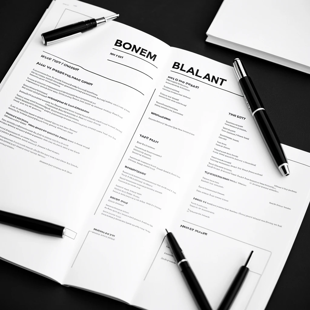 Big Plan.
Black and white background.