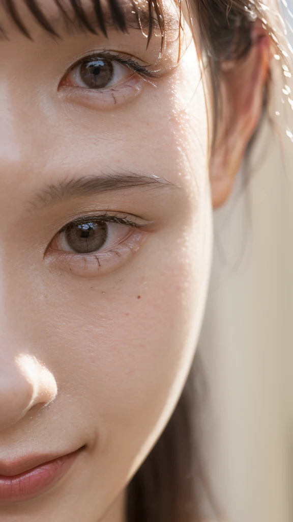(((Ultra-high resolution、close、Cute Japanese Woman)))、顔のUltra-high resolutionクローズアップ画像を作成してください。
Long, straight black hair frames her face。
So that every single hair is clearly visible、Depicts subtle color changes depending on the amount of light hitting the subject。
The skin is white and smooth、Has a natural glow。
Fine skin texture、Representing the fine details of pores。
amountや頬に薄い赤みがある部分を詳細に。
The eyes are almond-shaped and dark brown.。
Fine details of the iris、Depicts color gradations and patterns。
Long, natural-looking eyelashes, each and every one visible。
Well-groomed eyebrows、indivual々The hair is clearly visible。
Light reflects off into the eyes、Create small highlights。
noseは繊細で、nose孔の細かいディテールがある。
Lips are plump and naturally pink。
Depicts the fine lines and soft curves of the lips。
Shiny、Accentuate the shape。
Detailed depiction of lip texture。
Particular attention to the depiction of light and shadow。
Soft natural light gently illuminates the face from the front。
amount、nose、Creates a subtle glow on the cheeks。
Shadows are cast softly along the contours of the face、cheekbone、Jaw Curve、noseの側面を強調。
The gloss of her lips reflects the light faintly.、Emphasizes plump texture。
The shadow of the hair adds depth and dimension.、indivual々The hair shines in the light。
The background is simple and blurred.、Focus on the face。
In the highest quality、Representing the utmost detail。
Negative prompts:
Noisy Images、Low resolution、Avoid blurry detaily hair is messy、Avoid unnatural hair textures。
Skin is unnaturally smooth、Avoid overly processed skin images。
Pores are invisible、Avoid products that have lost their skin texture。
Flat iris、Avoid those that lack detailed information。
short lashes、Avoid unnaturally thin eyebrows。
Light reflects off into the eyesていない、Avoid those with expressionless eyes。
noseのディテールが欠けているものは避ける。
Dry lips、Avoid unnatural colors。
Lip texture is not visible、Avoid non-shiny items。
Poor balance of light and shadow、Avoid evenly lit faces。
amount、nose、Avoid products that don't have a glow on your cheeks.。
cheekboneやJaw Curveが強調されていないものは避ける。
The shadow of the hair is shallow、Avoid things that lack volume。
The background is complicated、Avoid images where the face is not in focus。