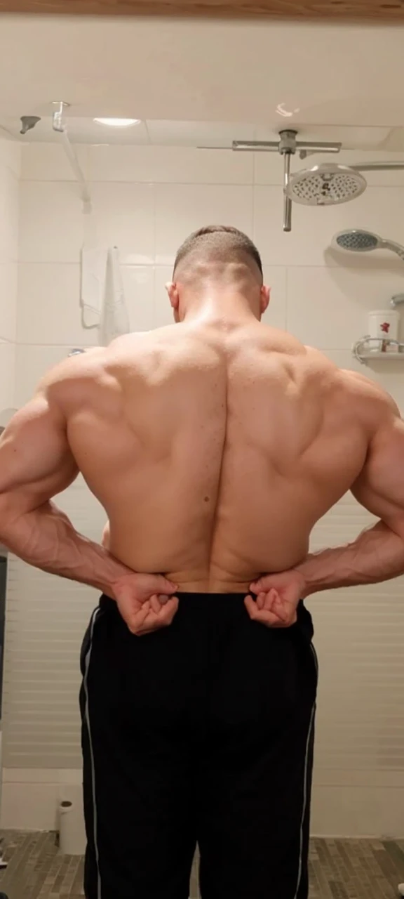 Back muscles, Steroids, Sigma face, Bodybuilder, cartoon
