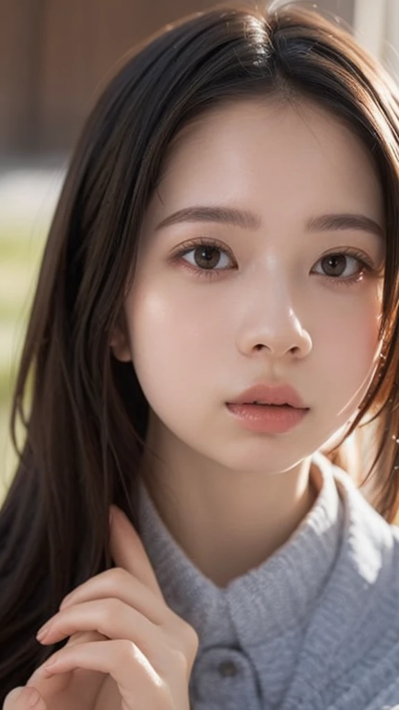 (((Ultra-high resolution、close、Cute Japanese Woman)))、顔のUltra-high resolutionクローズアップ画像を作成してください。
Long, straight black hair frames her face。
So that every single hair is clearly visible、Depicts subtle color changes depending on the amount of light hitting the subject。
The skin is white and smooth、Has a natural glow。
Fine skin texture、Representing the fine details of pores。
amountや頬に薄い赤みがある部分を詳細に。
The eyes are almond-shaped and dark brown.。
Fine details of the iris、Depicts color gradations and patterns。
Long, natural-looking eyelashes, each and every one visible。
Well-groomed eyebrows、indivual々The hair is clearly visible。
Light reflects off into the eyes、Create small highlights。
noseは繊細で、nose孔の細かいディテールがある。
Lips are plump and naturally pink。
Depicts the fine lines and soft curves of the lips。
Shiny、Accentuate the shape。
Detailed depiction of lip texture。
Particular attention to the depiction of light and shadow。
Soft natural light gently illuminates the face from the front。
amount、nose、Creates a subtle glow on the cheeks。
Shadows are cast softly along the contours of the face、cheekbone、Jaw Curve、noseの側面を強調。
The gloss of her lips reflects the light faintly.、Emphasizes plump texture。
The shadow of the hair adds depth and dimension.、indivual々The hair shines in the light。
The background is simple and blurred.、Focus on the face。
In the highest quality、Representing the utmost detail。
Negative prompts:
Noisy Images、Low resolution、Avoid blurry detaily hair is messy、Avoid unnatural hair textures。
Skin is unnaturally smooth、Avoid overly processed skin images。
Pores are invisible、Avoid products that have lost their skin texture。
Flat iris、Avoid those that lack detailed information。
short lashes、Avoid unnaturally thin eyebrows。
Light reflects off into the eyesていない、Avoid those with expressionless eyes。
noseのディテールが欠けているものは避ける。
Dry lips、Avoid unnatural colors。
Lip texture is not visible、Avoid non-shiny items。
Poor balance of light and shadow、Avoid evenly lit faces。
amount、nose、Avoid products that don't have a glow on your cheeks.。
cheekboneやJaw Curveが強調されていないものは避ける。
The shadow of the hair is shallow、Avoid things that lack volume。
The background is complicated、Avoid images where the face is not in focus。