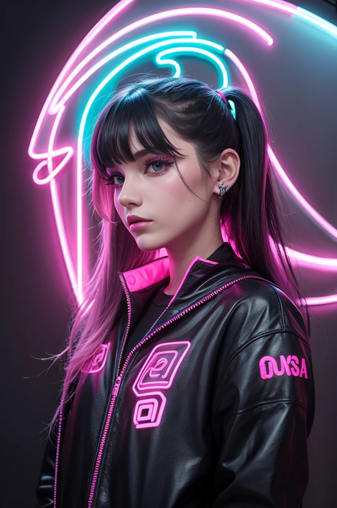 Logo rosa  neon pod Drag
