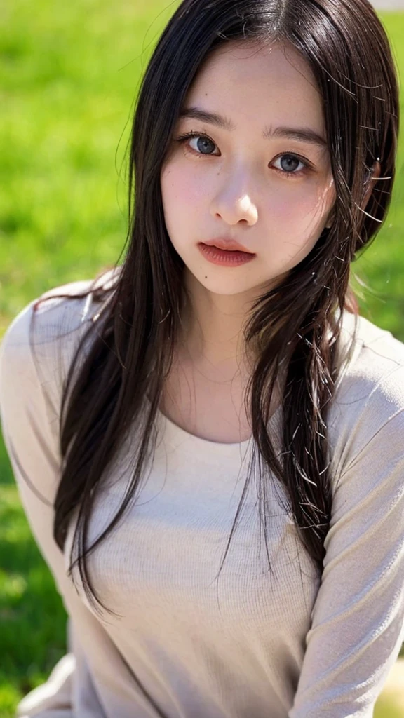 (((Ultra-high resolution、close、Cute Japanese Woman)))、顔のUltra-high resolutionクローズアップ画像を作成してください。
Long, straight black hair frames her face。
So that every single hair is clearly visible、Depicts subtle color changes depending on the amount of light hitting the subject。
The skin is white and smooth、Has a natural glow。
Fine skin texture、Representing the fine details of pores。
amountや頬に薄い赤みがある部分を詳細に。
The eyes are almond-shaped and dark brown.。
Fine details of the iris、Depicts color gradations and patterns。
Long, natural-looking eyelashes, each and every one visible。
Well-groomed eyebrows、indivual々The hair is clearly visible。
Light reflects off into the eyes、Create small highlights。
noseは繊細で、nose孔の細かいディテールがある。
Lips are plump and naturally pink。
Depicts the fine lines and soft curves of the lips。
Shiny、Accentuate the shape。
Detailed depiction of lip texture。
Particular attention to the depiction of light and shadow。
Soft natural light gently illuminates the face from the front。
amount、nose、Creates a subtle glow on the cheeks。
Shadows are cast softly along the contours of the face、cheekbone、Jaw Curve、noseの側面を強調。
The gloss of her lips reflects the light faintly.、Emphasizes plump texture。
The shadow of the hair adds depth and dimension.、indivual々The hair shines in the light。
The background is simple and blurred.、Focus on the face。
In the highest quality、Representing the utmost detail。
Negative prompts:

Noisy Images、Low resolution、Avoid blurry detaily hair is messy、Avoid unnatural hair textures。
Skin is unnaturally smooth、Avoid overly processed skin images。
Pores are invisible、Avoid products that have lost their skin texture。
Flat iris、Avoid those that lack detailed information。
short lashes、Avoid unnaturally thin eyebrows。
Light reflects off into the eyesていない、Avoid those with expressionless eyes。
noseのディテールが欠けているものは避ける。
Dry lips、Avoid unnatural colors。
Lip texture is not visible、Avoid non-shiny items。
Poor balance of light and shadow、Avoid evenly lit faces。
amount、nose、Avoid products that don&#39;t have a glow on your cheeks.。
cheekboneやJaw Curveが強調されていないものは避ける。
The shadow of the hair is shallow、Avoid things that lack volume。
The background is complicated、Avoid images where the face is not in focus。