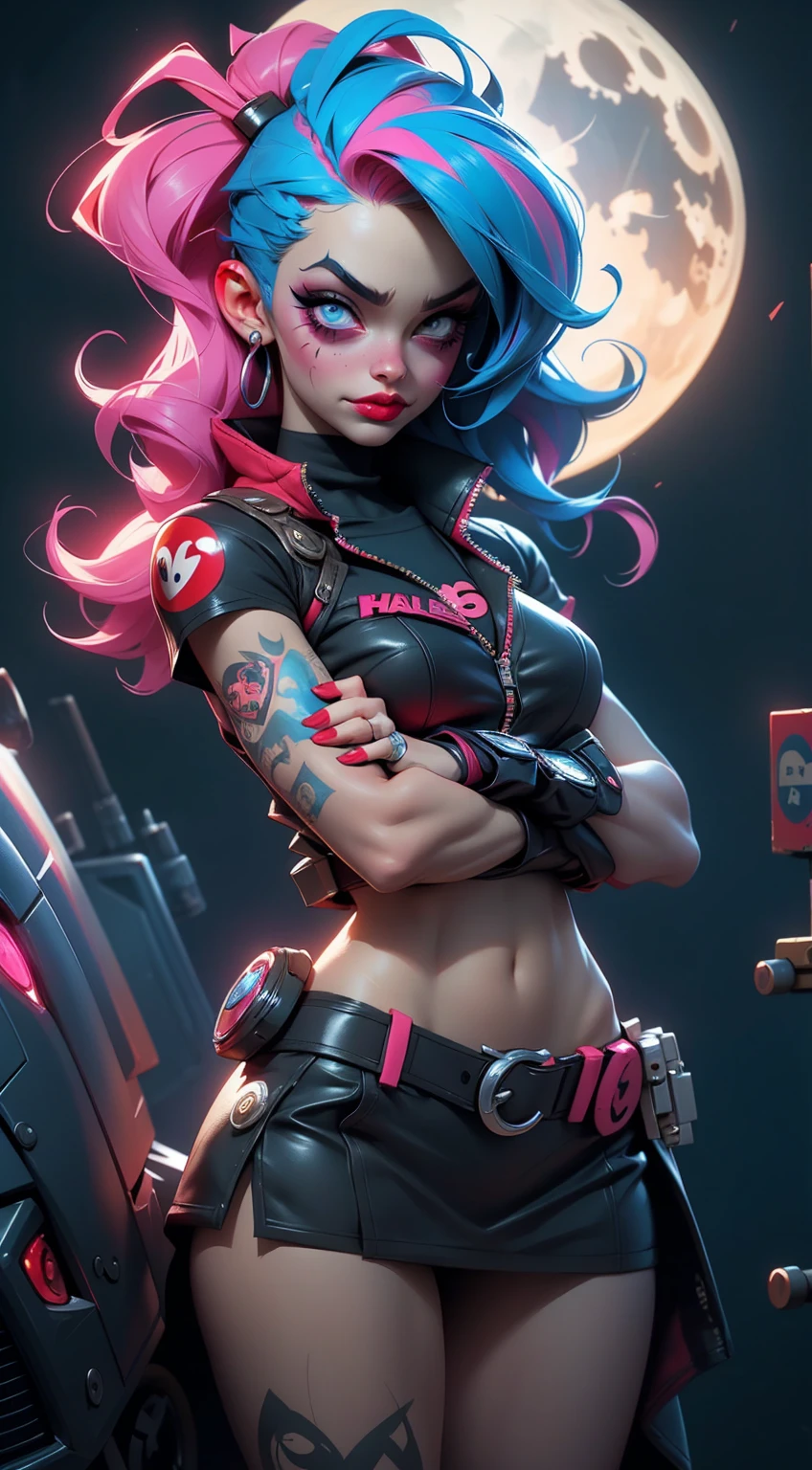 Harley Quinn, Harley Quinn make up , face fixed, beautiful face