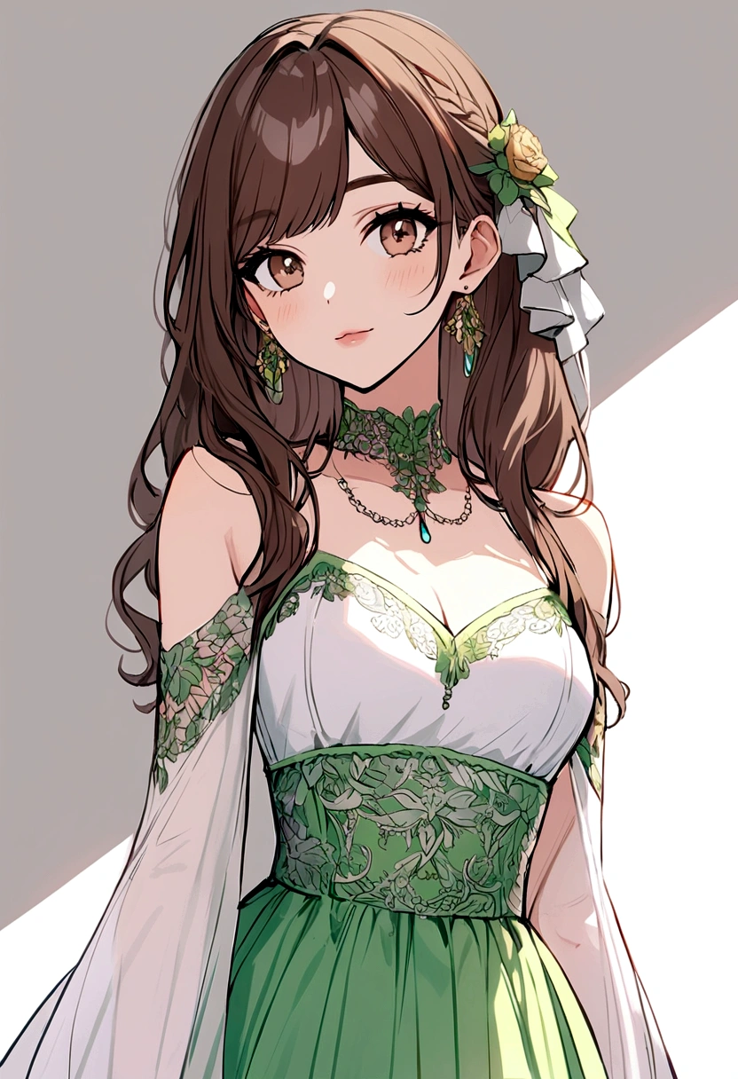 Madison Beer beautiful green brown hair