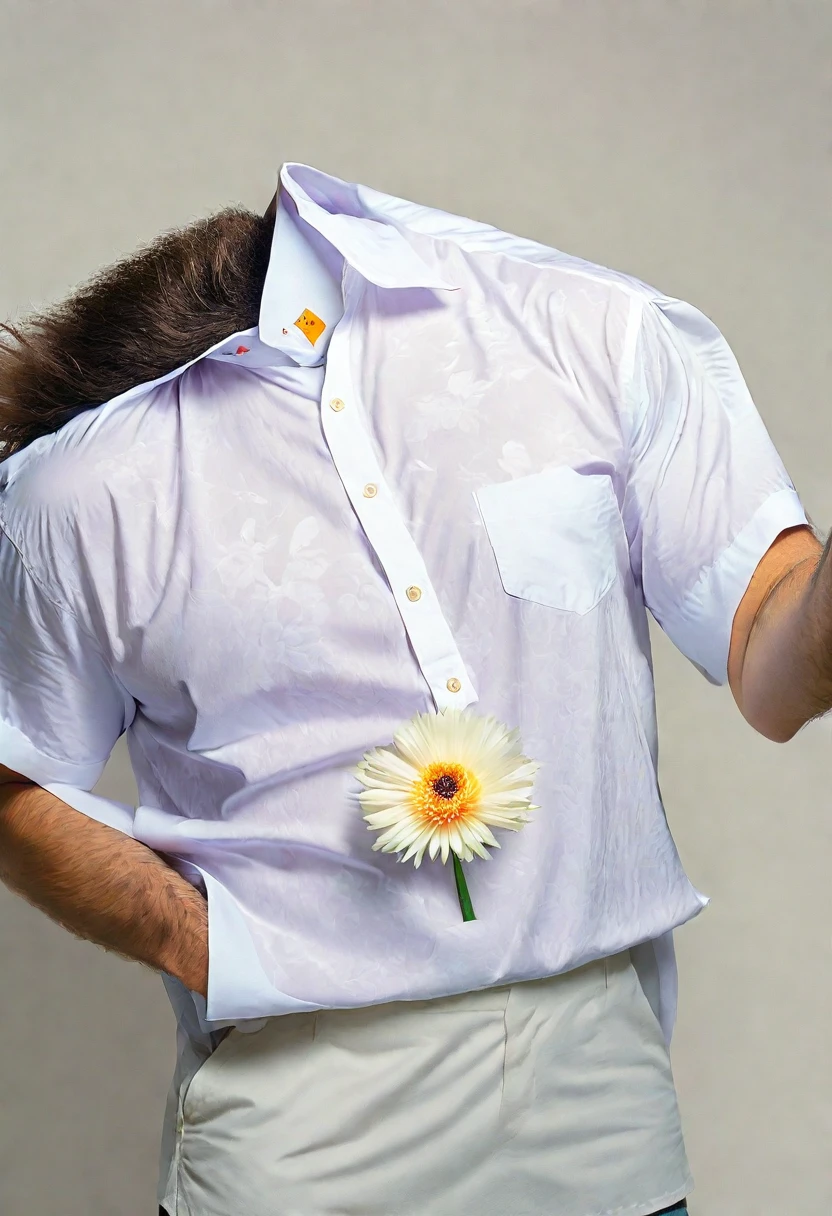 arafed man with a beard and a flower on his shirt, mid shot portrait, enes dirig, official product photo, detailed product photo, full body wide shot, official product image, sascha schneider, front portrait, portrait shot 8 k, high detail product photo, productphoto, portrait 4 / 3, inspired by George Aleef, front facing shot