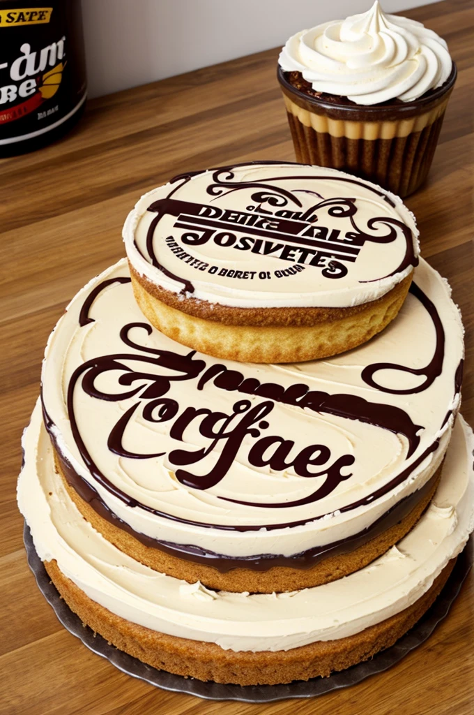 A logo of a company that sells desserts