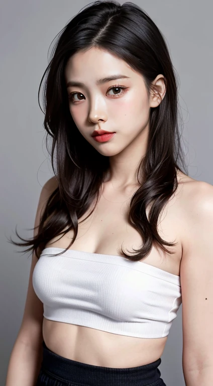 Highest quality、Ultra-high resolution、(Realistic)、18-year-old girl、((((I'm taking off all kinds of clothes))))、((((I can see your nipples)))),Hyper Detail、Super Realistic、(Realistic)、More about beautiful skin、(masterpiece:1.0)、(Highest quality)、(Ultra-high resolution)、8K resolution、Canon EOS R5、135mm、Absurd、Very detailed、Sharp focus、Fine skin、(((Chirarizum、Small breasts)))