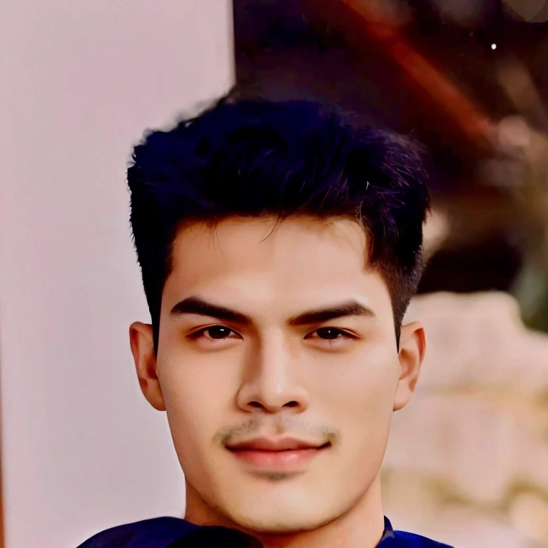 Aaraf wearing a white shirt and necklace stood in front of a bush., Haraf man looking at camera, perfect has a round face, A well-maintained model., Southeast Asian man with a round face, 3-D profile picture, 8K, 45,000,000 pixcls, realistic light colors, beautiful young asian man, charming anime, Comfortable pose, Anime Asian man in real life, attractive handsome man, young asian man, Russian mixed with Japanese, perfect body, Freestyle photo of a handsome young man, beautiful asian man, The character is in her natural pose., Handsome Chad Chin, South Korean man, 2 8 years, 2 7 years,