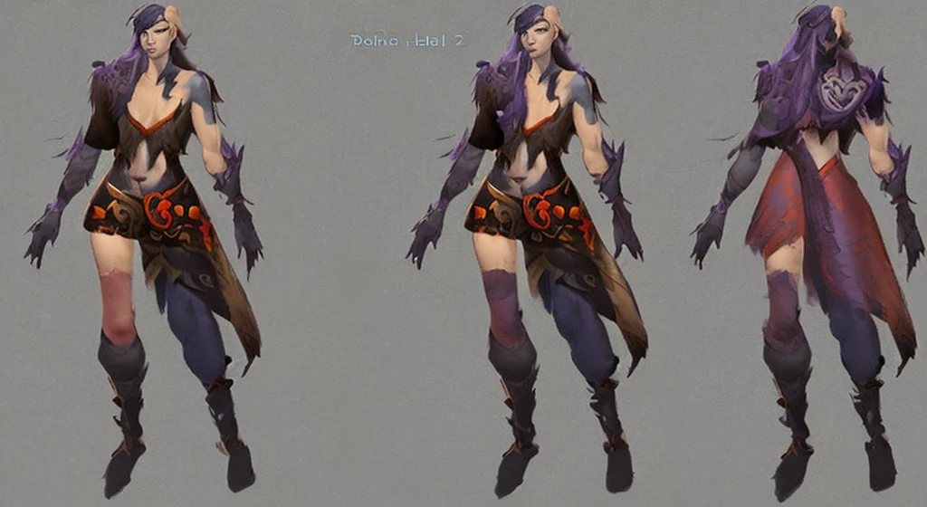 Dota 2 character full body concept art